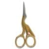 Superior Quality Embroidery Stork 3.5" Scissor - Art# B5417