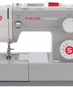 Singer 4411 Heavy Duty Sewing Machine, 11 Built-In Stitches, High Performance Motor, Stitch 1100/Min, 69 Stitch Applications, Adjustable Stitch Length And Width, Reverse, Led, And Free Arm